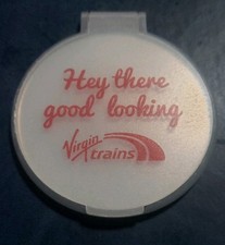Virgin Trains Promotional Item Pocket Vanity Mirror Beauty Pendolino Voyager BR