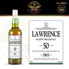 PERSONALISED SINGLE MALT