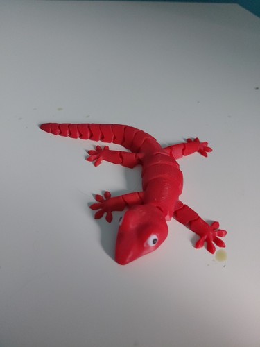 Mini crested gecko - gecko, 3d