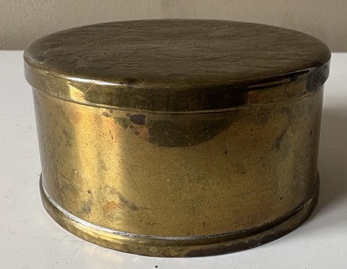 Solid brass vintage trinket - solid,