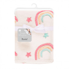 Rainbow Fleece Baby Blanket