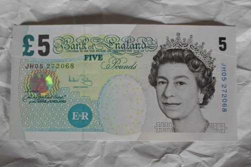 Bank england 5 - of, £5