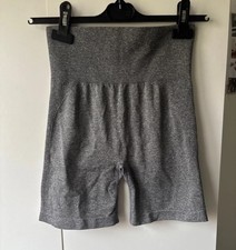 Women’s Grey Scrunch Bum Active Shorts Size M