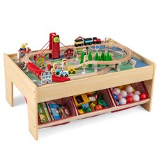 Activity Train Table with Wood