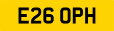 SOPH 2 DIGIT OLD CAR REG