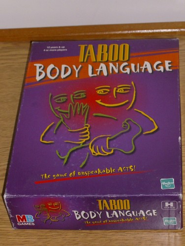 Taboo body language - language, game
