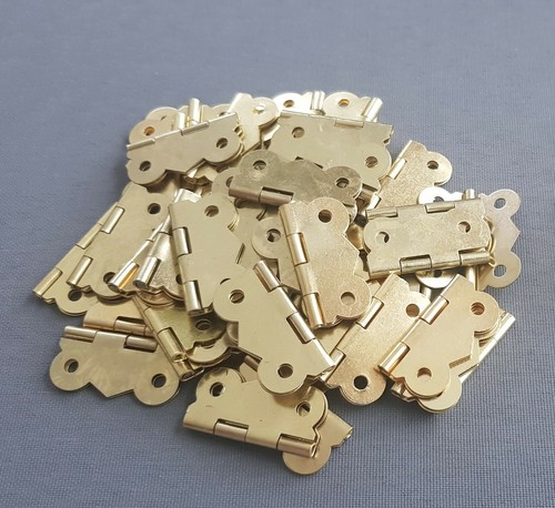 10x gold butterfly decorative - 10x,