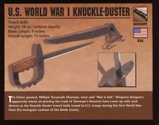 U.S. World War I Knuckle Duster Atlas Classic Firearms Card