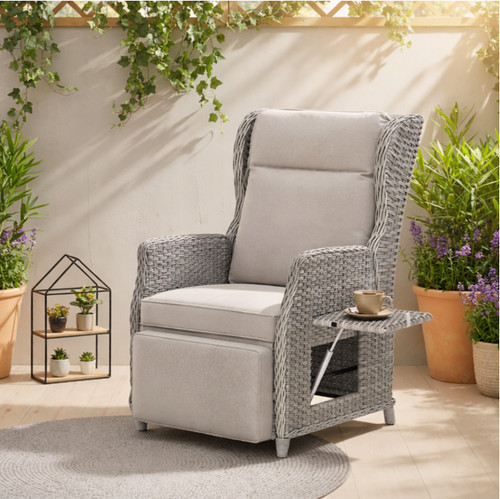Wicker garden sofa chair - wicker,