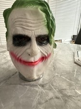 Half Face Joker Mask Latex Eye Mask Halloween Costume