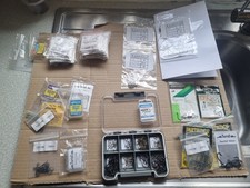 Fly Fishing Hooks and Tying Materials Set Massive Job Lot