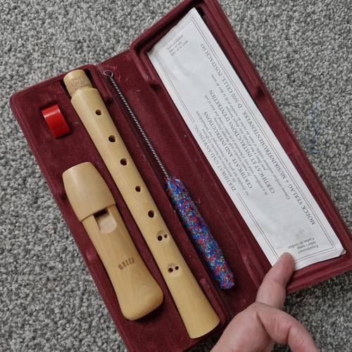 Wooden moeck soprano descant - wooden, /