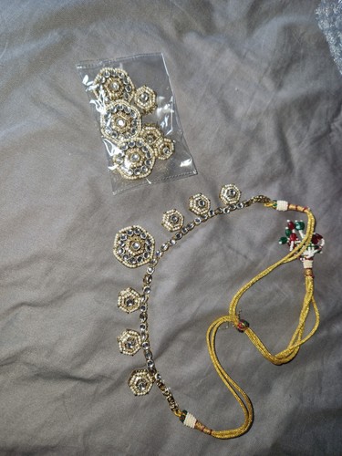 Indian kundan choker - kundan,