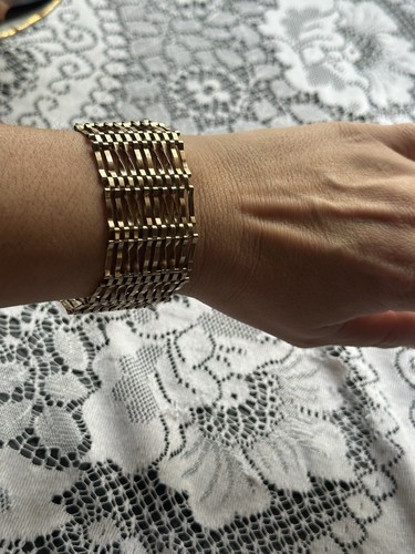 Vintage rare extra wide 9ct - vintage,