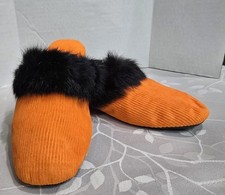 Vintage Orange Corduroy