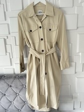 Zara Ecru Cream Faux Leather