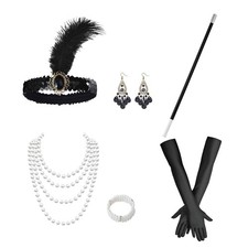 6Pcs 1920s Accessories for