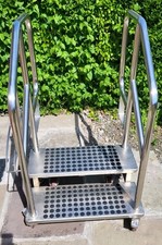 Movable Stainless Steel Pool, Hot Tub, Caravan, Garden Steps