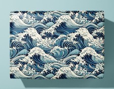 Japanese waves wrapping - waves, paper