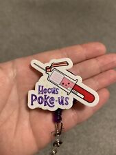 Medical Funny Badge Reel Retractable Clip With Clear ID Card Holder