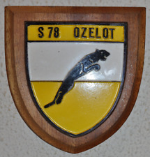 German Schnellboot S78 Ozelot plakette plaque shield crest Deutsche Marine