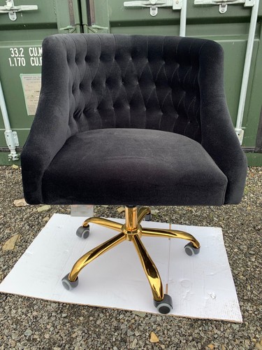 Beautiful black velvet gold - black,