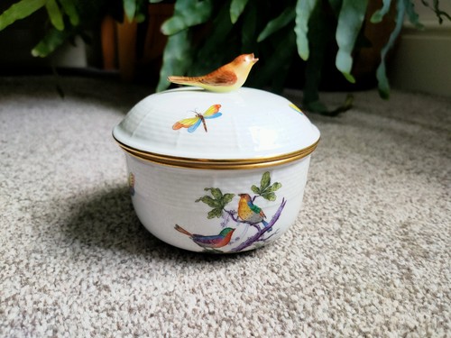 Herend rothschild bird sugar - bird,