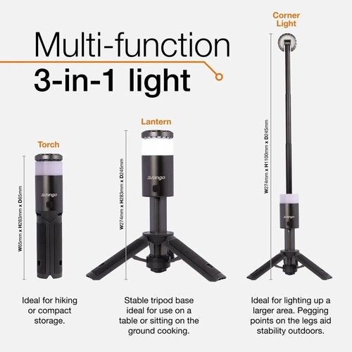 Vango comet light rechargeable - light,