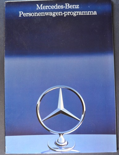 1986 mercedes benz brochure - mercedes-benz,
