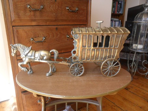 Large heavy vintage brass - vintage,