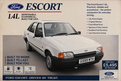 Ford escort mk4 4ltr - escort, petrol