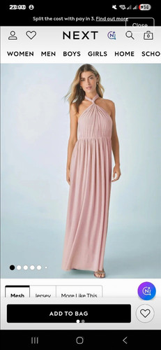 Next dusky pink mesh - pink, multiway