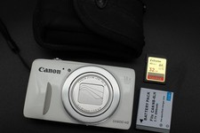 Canon PowerShot SX600 HS 16.0MP Digital Camera - White - Tested