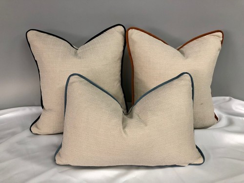 Luxury linen cushion covers - cushion,