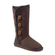 【EXTRA 8%OFF】Women UGG Classic Button Tall Boot Australia Premium Sheepskin Wool