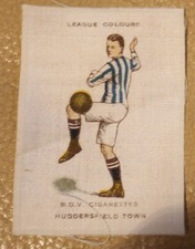 HUDDERSFIELD TOWN FC 1920 SILK ORIGINAL BDV CIGARETTES GODFREY PHILLIPS