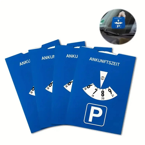 Car parking disc timer clock - car,