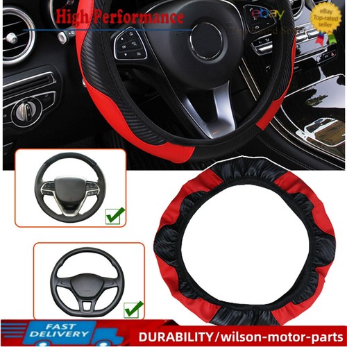 Red car microfiber leather - red,