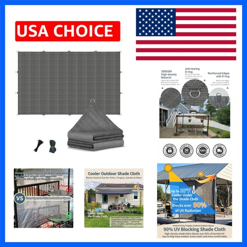 8x20ft sun shade cloth - 90%,