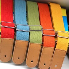 Soft Ukulele Strap Solid Color Strap Adjustable Guitar Strap High Quality