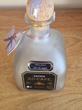 Empty PATRON XO CAFE Bottle 700ml with cork - ideal UPCYCLE lamp base CRAFT etc