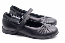 CLARKS DOLLY SHY BLACK LEATHER MARY JANES SCHOOL SHOES KIDS GIRLS UK7 F UK10 E