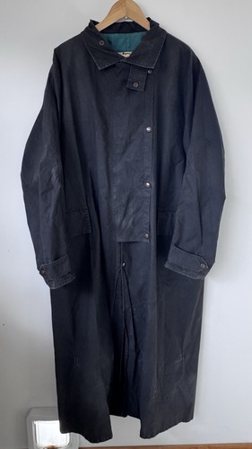 Australian oilskin drover coat - oilskin,