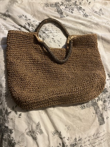 Topshop slouchy tote bag straw - topshop,