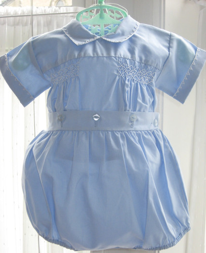 Smocked romper sarah louise - smocked,