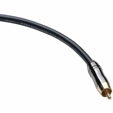 QED Performance Subwoofer Cable 3 Metre 300cm RCA Sub Lead Hifi Audio 3m