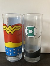 Justice League Half Moon Bay Of America Wonder Woman & Green Lantern Glasses 