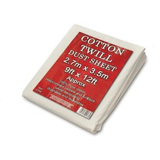 Cotton Twill Dust Sheets