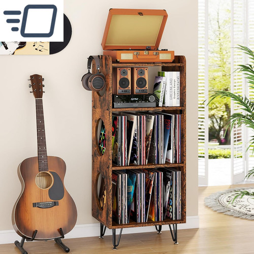 Record player stand - player, 4-tier