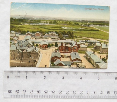 1920s postcard curragh from - 1920s,
